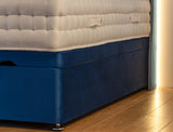 Ella Curved Wing Ottoman Divan Bed With 54'' Floorstanding Headboard