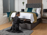 Chesterfield Sleigh Ottoman Divan Bed