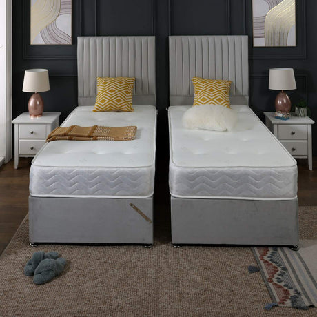 Orthopaedic Spring Firm Zip and Link Divan Bed Set