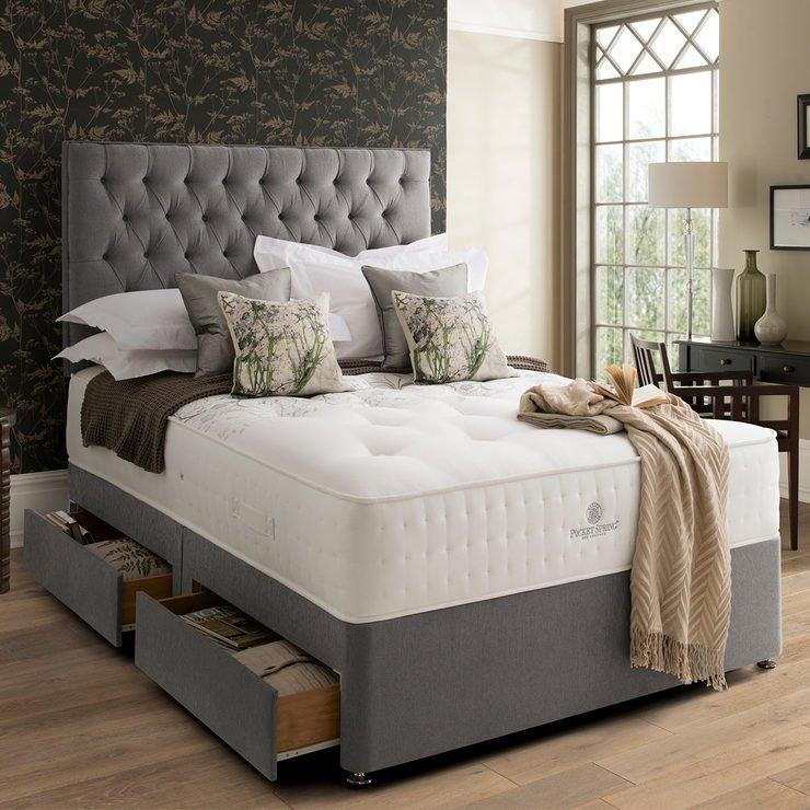 Chesterfield Divan Bed Set With Mattress Options