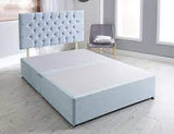 Divan Bed Base With Chesterfield Headboard